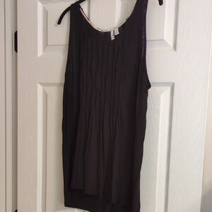 Elle Black Textured Top